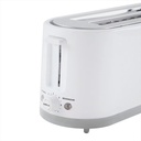 Tostadora Eléctrica Microsonic 4 Panes 7 Niveles Blanco