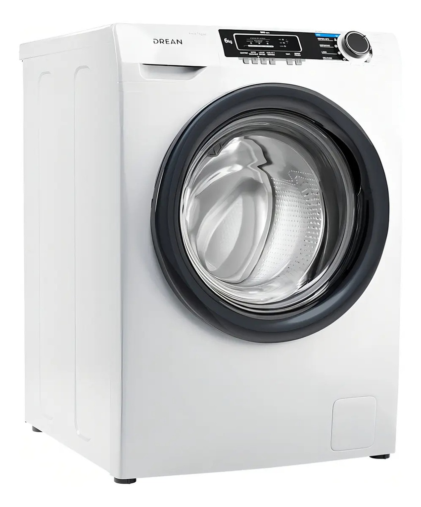 Lavarropas Carga Frontal 6 Kg Blanco Drean Lfdr0608lb0