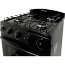 Cocina Vitta Con Visor Sin Parrilla 52cm Gas Envasado Negro