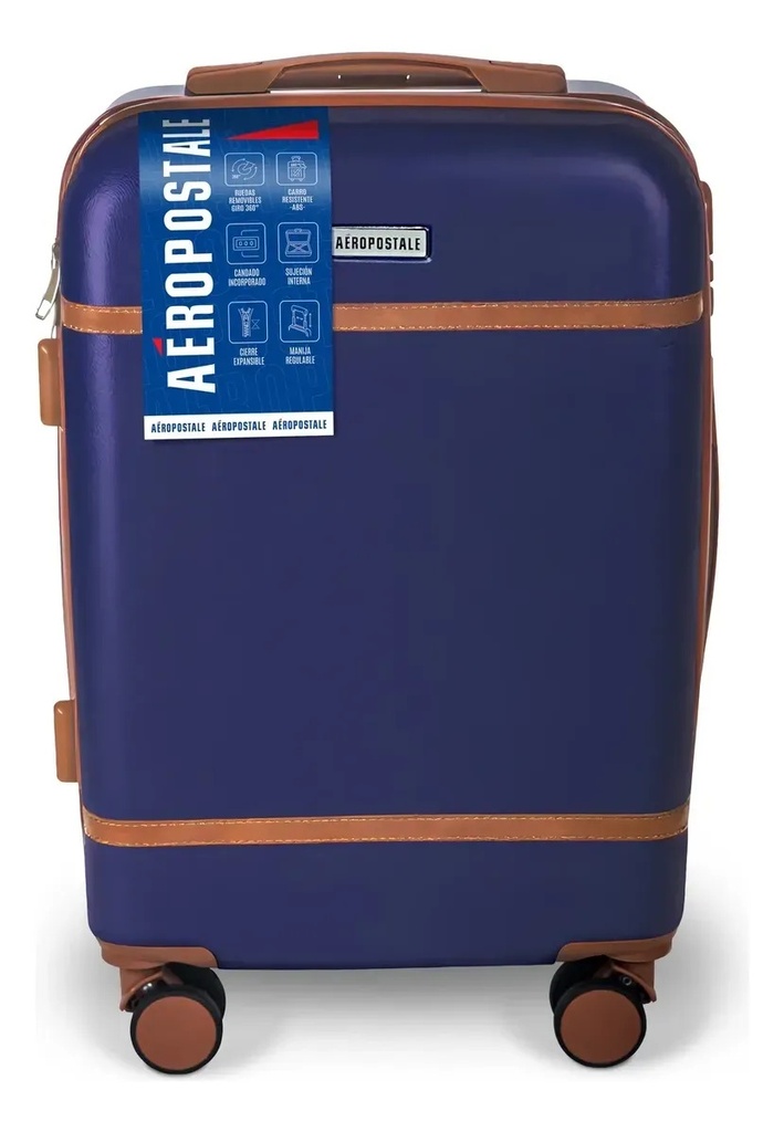 Set 3 Valijas Aeropostales 20 24 28 Rigida C/ Azul