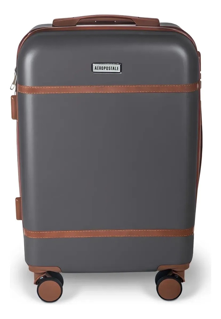 Set 3 Valijas Aeropostales 20 24 28 Rigida gris/marron