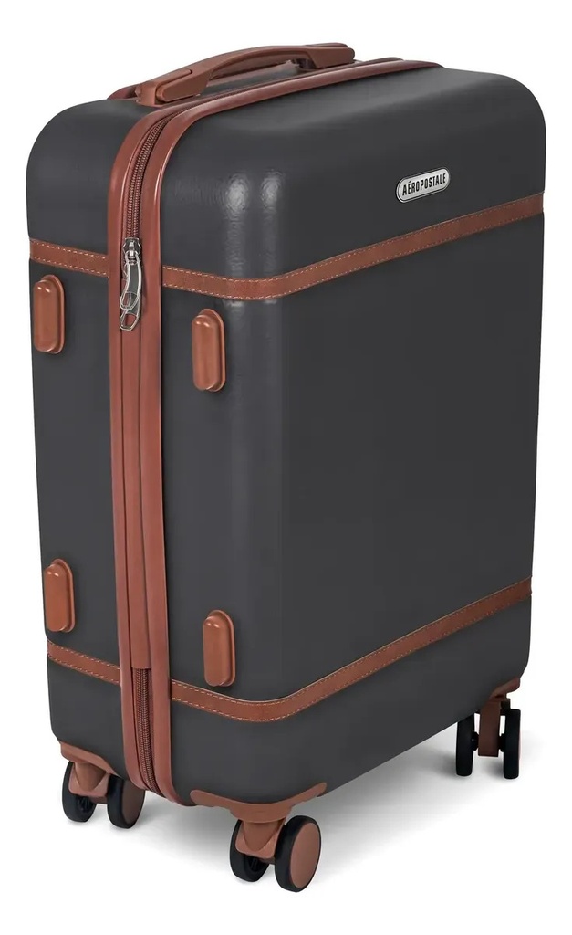 Set 3 Valijas Aeropostales 20 24 28 Rigida gris/marron