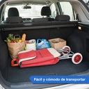 Changuito De Compras Reforzado 35 L Plegable Rojo 