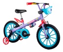 Bicicleta Infantil Nathor R16 Disney Stitch Canasto