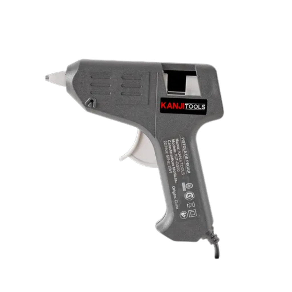 Pistola Encoladora Silicona Kanji Tools 20w Kjt-gg20 Negro