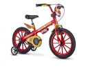 Bicicleta Infantil Nathor R16 Iron-man Canasto