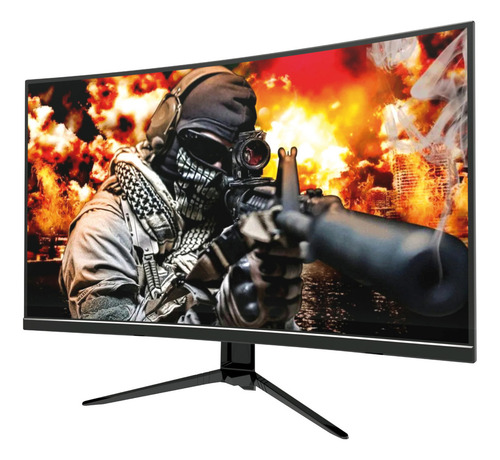 Monitor Gamer Curvo De 27 Pulgadas Fhd 180hz C/luz Kanji