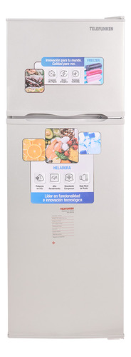 Heladera Telefunken Tfk-hd140 140 Litros 2 Puertas