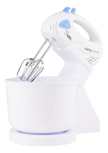 Batidora De Mano Con Bowl Kanji KJH-PL0300HMB01 7 Vel Blanco