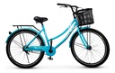 Bicicleta Playera R27 Corvo C/ Canasto Color Celeste 27" 