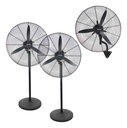Combo x2 Ventilador Industrial 30'' Vitta 2 En 1 Pie/ Pared 3 Aspas Negro