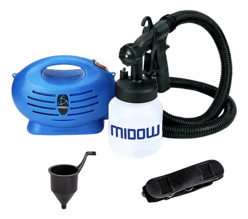 Equipo Pistola Para Pintar con Soplete Midow 650w 