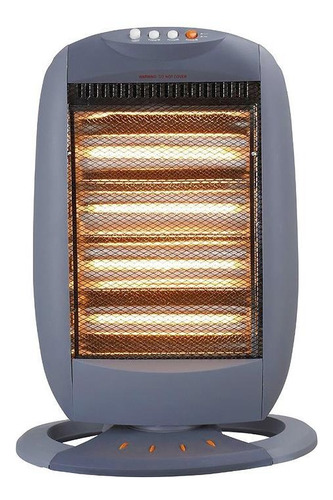 Estufa Halógena Kanji Kjh405g 1600 Watts 4 Velas Color Gris