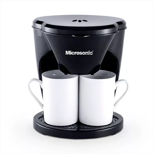 [5618] Cafetera Eléctrica Microsonic Doble Goteo 2 Tazas De Regalo