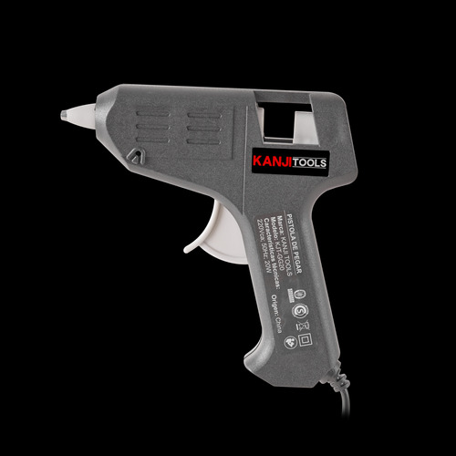 [6004] Pistola Encoladora Silicona Kanji Tools 20w Kjt-gg20 Negro