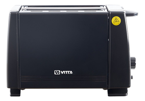 [5702] Tostadora Electrica Vitta 900w 2 Panes 6 Niveles Full Negra