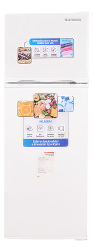 [5672] Heladera Telefunken Tfk-hd140 140 Litros 2 Puertas