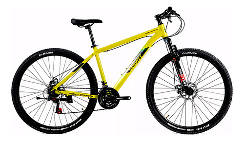 [5644] Mountain Bike Gravity R29 M21 Talle S/m/l Amarillo/gris
