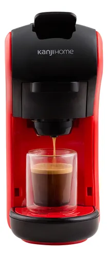[2329] Cafetera Expreso Kanji KJH-MC1500MC01 Automática Roja