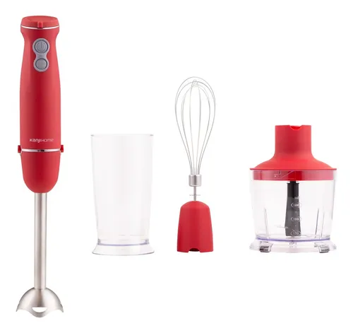[447] Mixer Kanji KJH-BL1000HB02 3 En 1 1000W 2 Velocidades Rojo