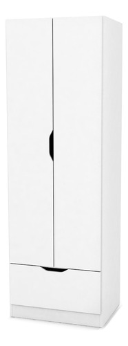 [6745] Placard 2 Puertas 1 Cajón Vitta color Blanco 