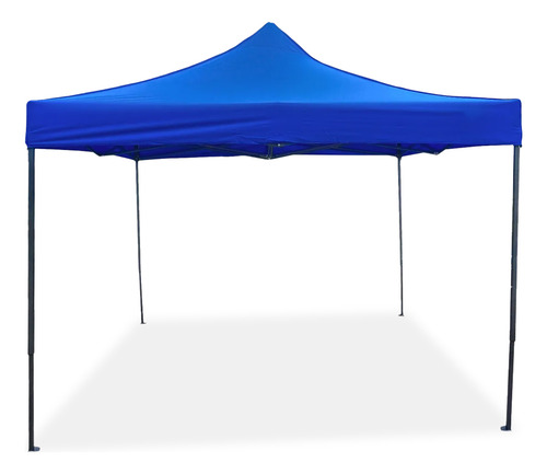 [6849] Gazebo Reforzado 3x3 Mts Plegable Autoarmable Microsonic color Azul 