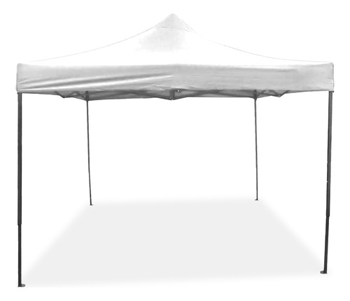 [6850] Gazebo Reforzado 3x3 Mts Plegable Autoarmable Microsonic color Blanco 