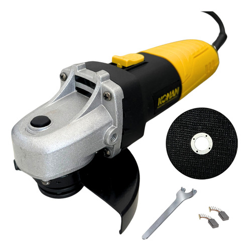 [7051] Amoladora Angular Konan 115mm 720w Corte Y Desbaste Eléctrica 