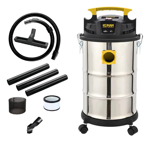 [7037] Aspiradora Sopladora Konan 15L 1200w